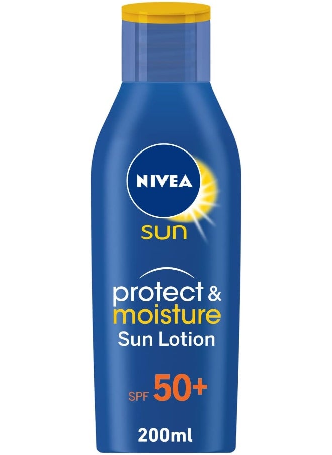 Nivea Protect & Moisture Sun Lotion Very High SPF50+ - 200ml