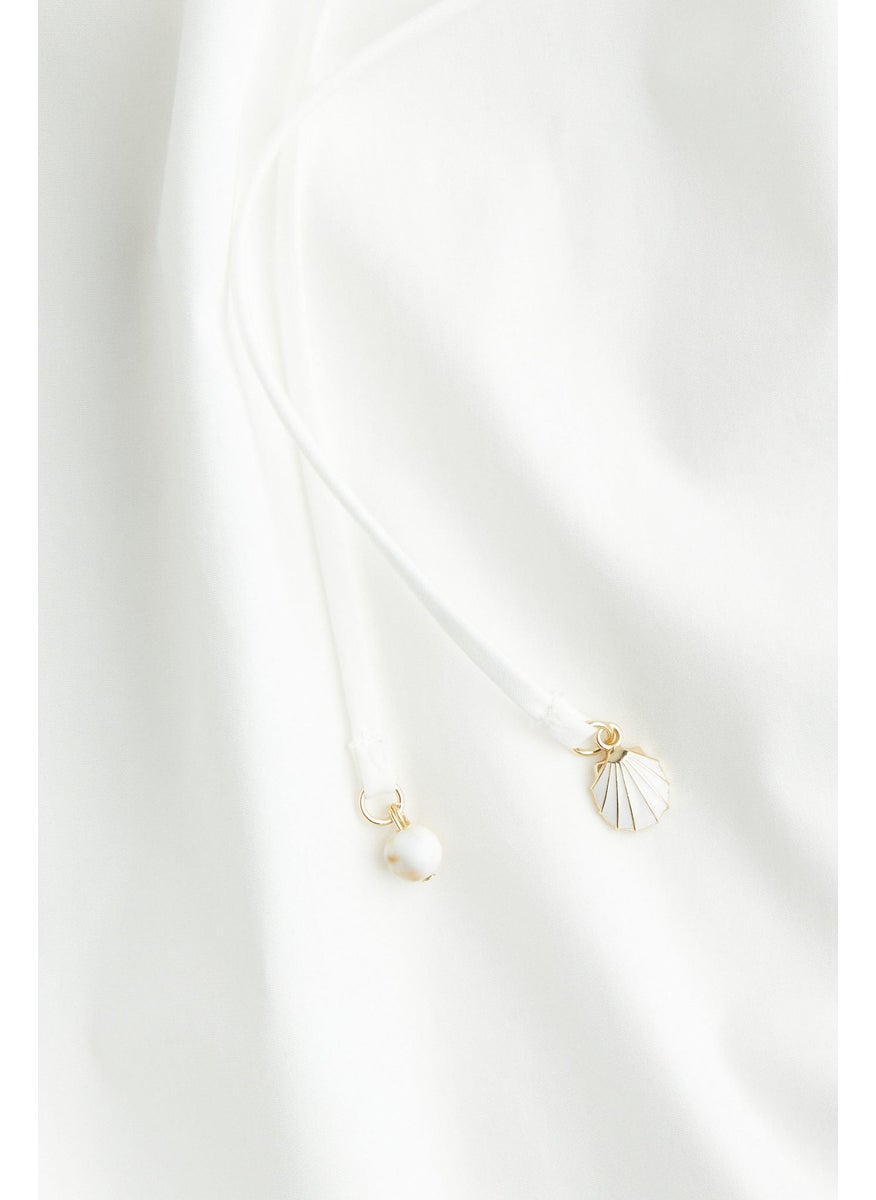 Drawstring-Neck Dress