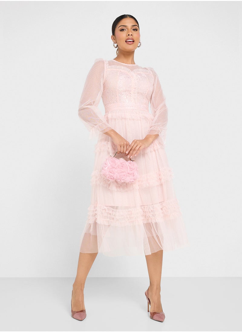 Tiered Tulle Dress