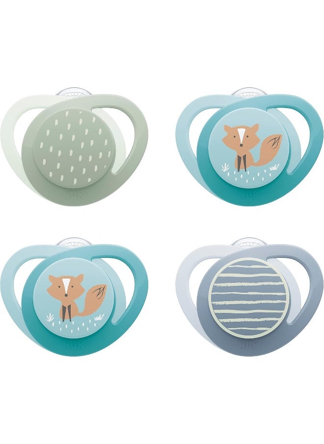 NUK Orthodontic Pacifier, 4-Pack, 18-36 Months