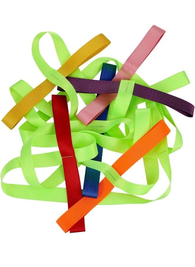 TecUnite 2 Packs Short Walking Rope with 12 Handles for Preschool Children Toddlers Daycare Schools Teachers