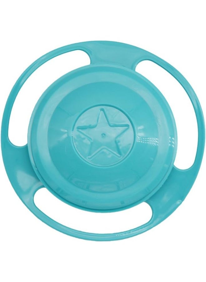 Ztl Baby Gyro Bowl 360 Degree Rotation Spill Resistant Gyroscopic Bowl with Lid Toy Tableware for Kids Toddlers