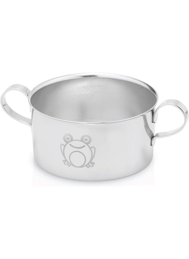 Kiddobloom Children Stainless Steel Bowl (1pc) - Frog