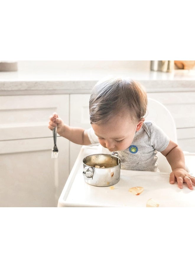 Kiddobloom Children Stainless Steel Bowl (1pc) - Frog