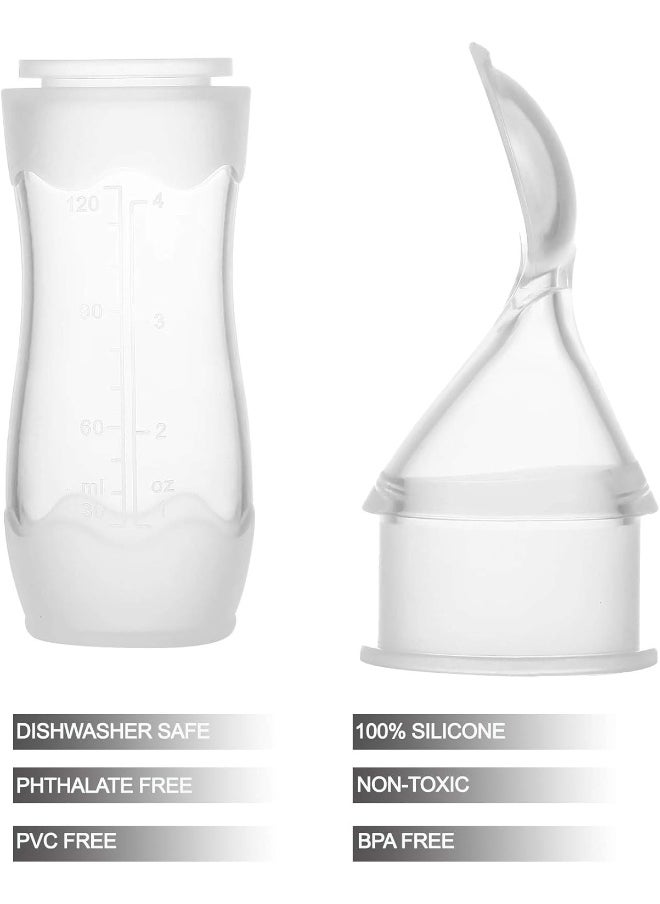 Silicone Baby Food Dispensing Spoon