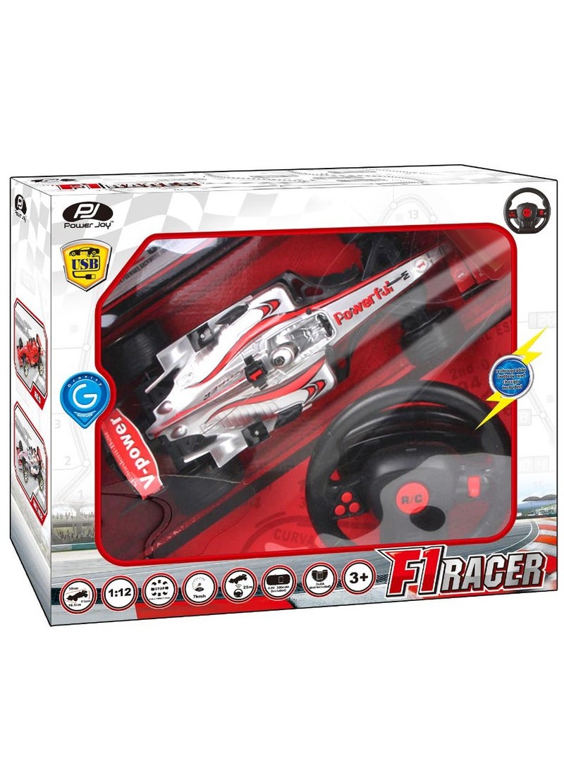 Power Joy Remote Control Racing Car Flag 1/12, Assorted 1 Piece (Style & Color May Vary) | Car for Display | Toy Vehicle | Racing Car | Gift for Collectors and Kids