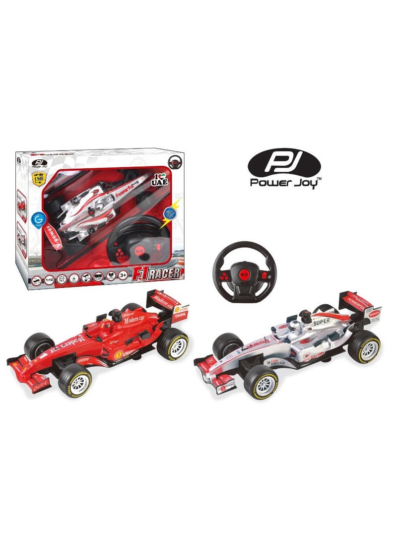 Power Joy Remote Control Racing Car Flag 1/12, Assorted 1 Piece (Style & Color May Vary) | Car for Display | Toy Vehicle | Racing Car | Gift for Collectors and Kids