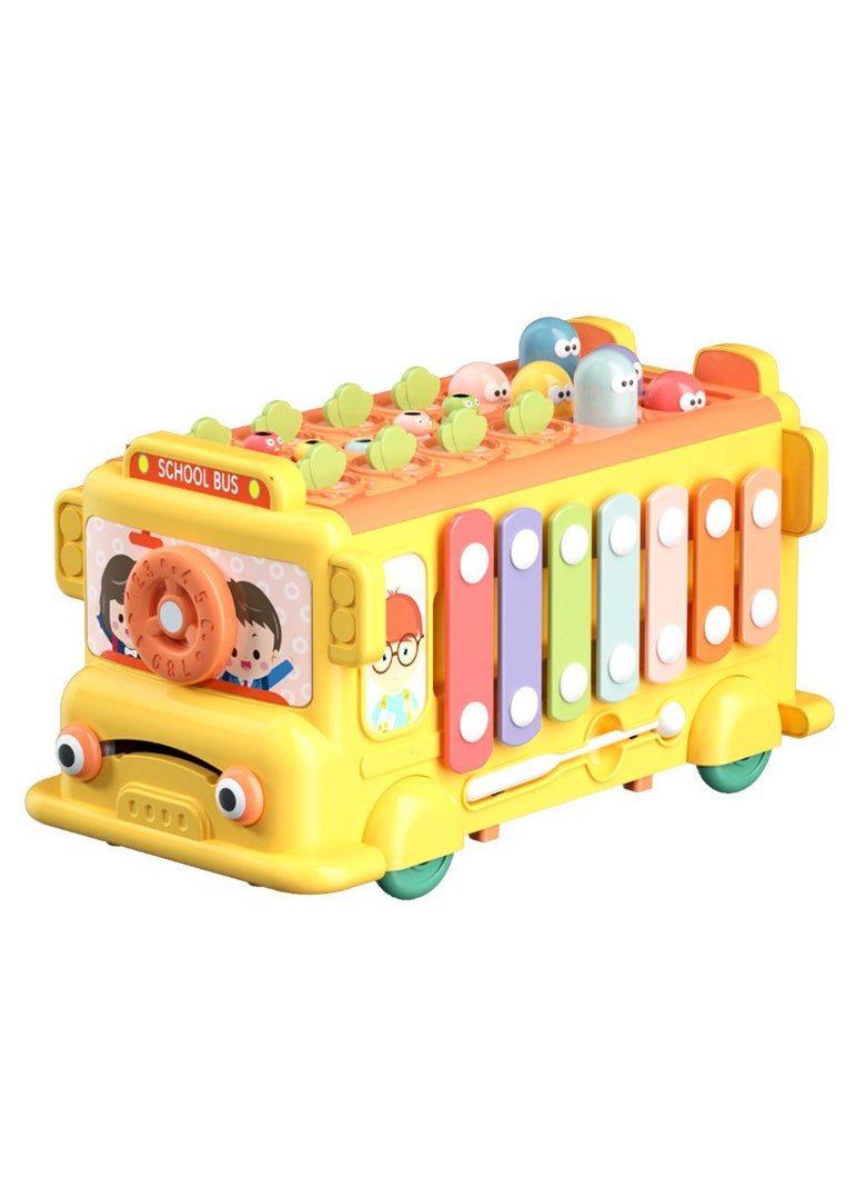 Fun School Bus Toys for Toddlers  Interactive 123s & ABC Learning for Toddlers Alphabet Bus  Baby Keyboard Music Toys for 2 3 4 5 Year Old Boys Girl Gifts