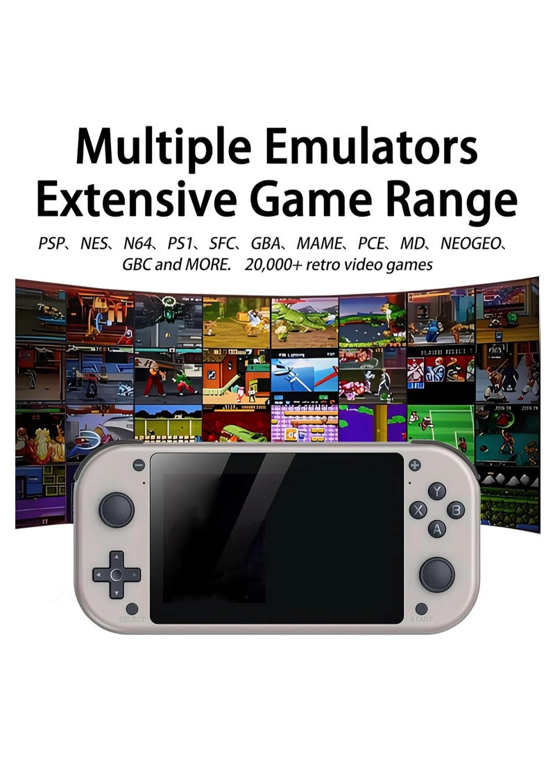 M17 Retro Handheld Game Console, 4.3-Inch Screen with a 480×272 resolution Build in 64GB Storage, Support TF Memory Card, Video Game Consoles