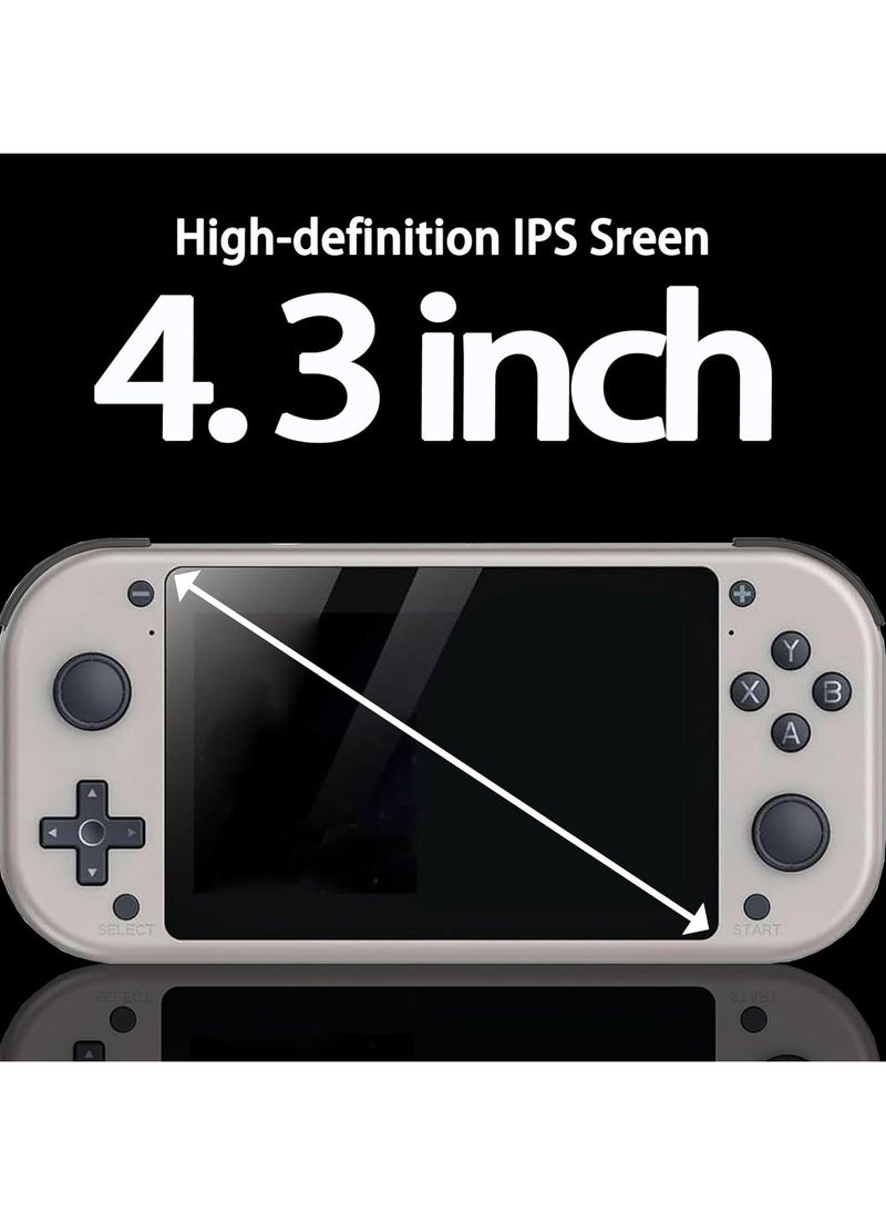 M17 Retro Handheld Game Console, 4.3-Inch Screen with a 480×272 resolution Build in 64GB Storage, Support TF Memory Card, Video Game Consoles