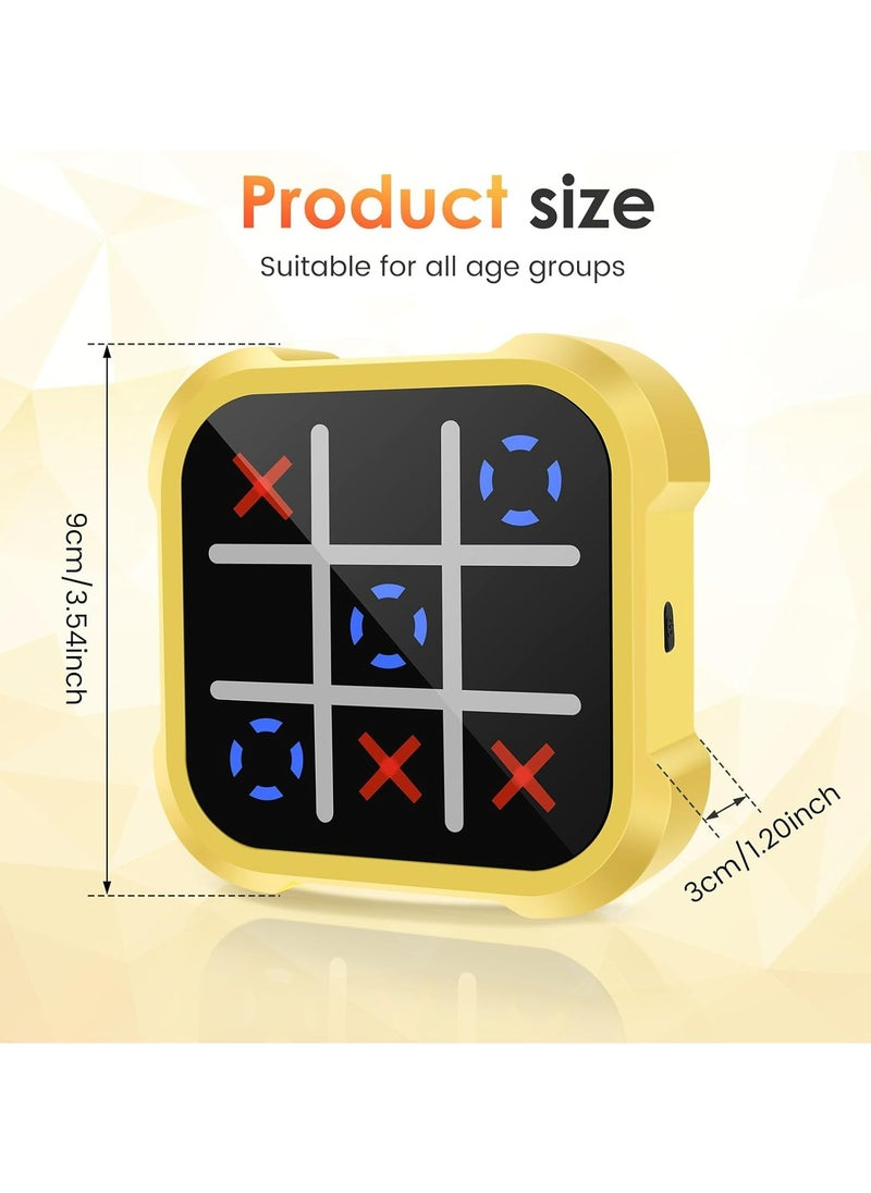 Portable  3-in-1 Electronic Handheld Game Console – Classic Tic Tac Toe, Memory Training & Puzzle Modes, Portable Toy for Kids & Adults