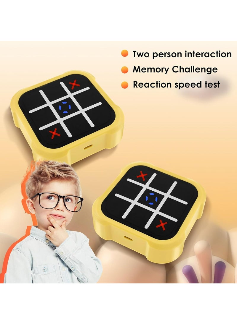 Portable  3-in-1 Electronic Handheld Game Console – Classic Tic Tac Toe, Memory Training & Puzzle Modes, Portable Toy for Kids & Adults