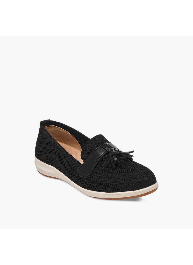 Women's Tassel Detail Slip-On Loafers