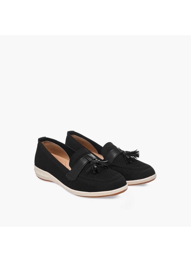 Women's Tassel Detail Slip-On Loafers