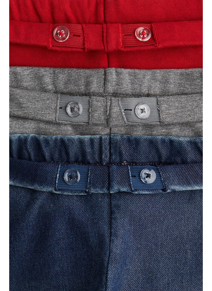 3-Pack Brushed-Inside Leggings