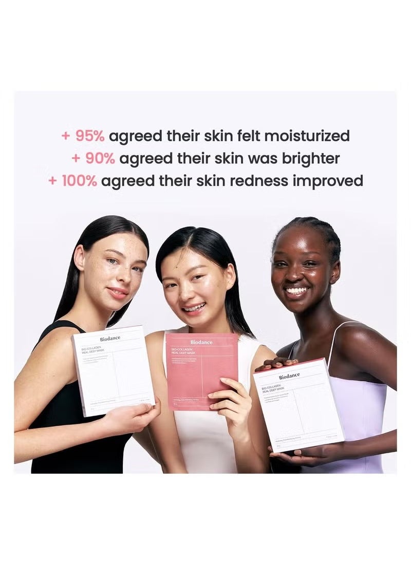 Bio-Collagen Real Deep Mask, Hydrating Overnight Mask, Pore Minimizing, Elasticity Improvement, 34g