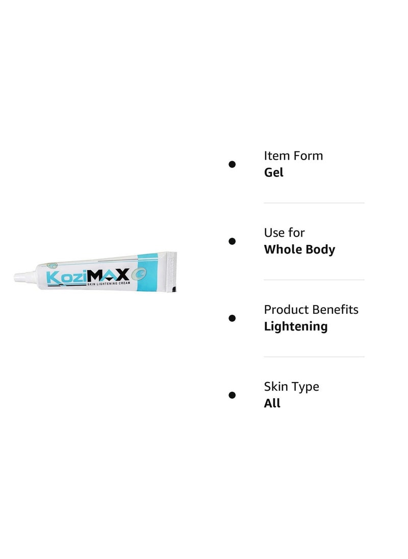 Ethiglo Kozimax Skin Lightening Cream 15 grams Pack of 01
