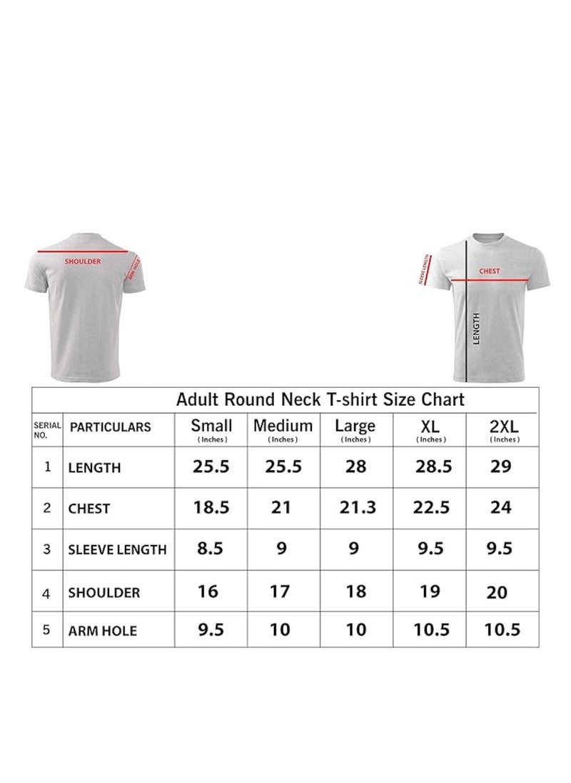 Bahrain Adult T-Shirt For Men-Short Sleeve Round Neck Tshirt Soft And Comfortable T-Shirt Ideal For Office,College,Celebration And Everyday Wear