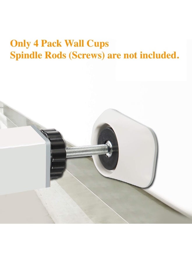 vmaisi Baby Gates Wall Pads (4 Pack Guard) Safety Indoor Gate Wall Protector - Improved Small Compact Wall Cups Saves Trim & Paint - Best Dog Pet Child Kid Walk Through Pressure Mounted Gates Guard