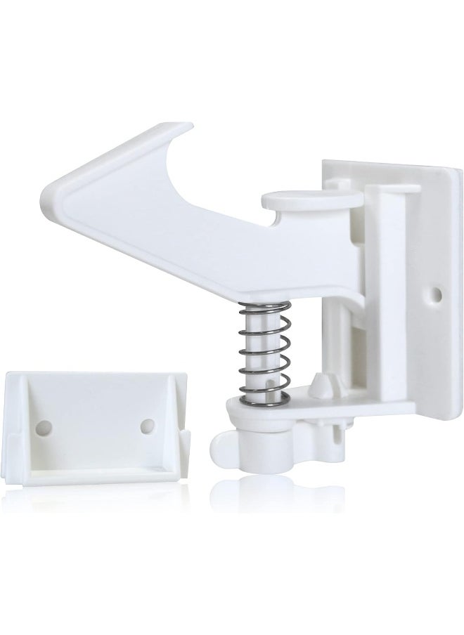 Cabinet Locks Child Safety Latches - 20 Pack Baby Proofing Cabinets & Drawers Lock - Upgraded Stronger Adhesive Easy Installation - No Drilling