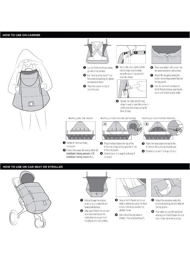 7 A.M. ONNA K Heavyweight Poncho Coat