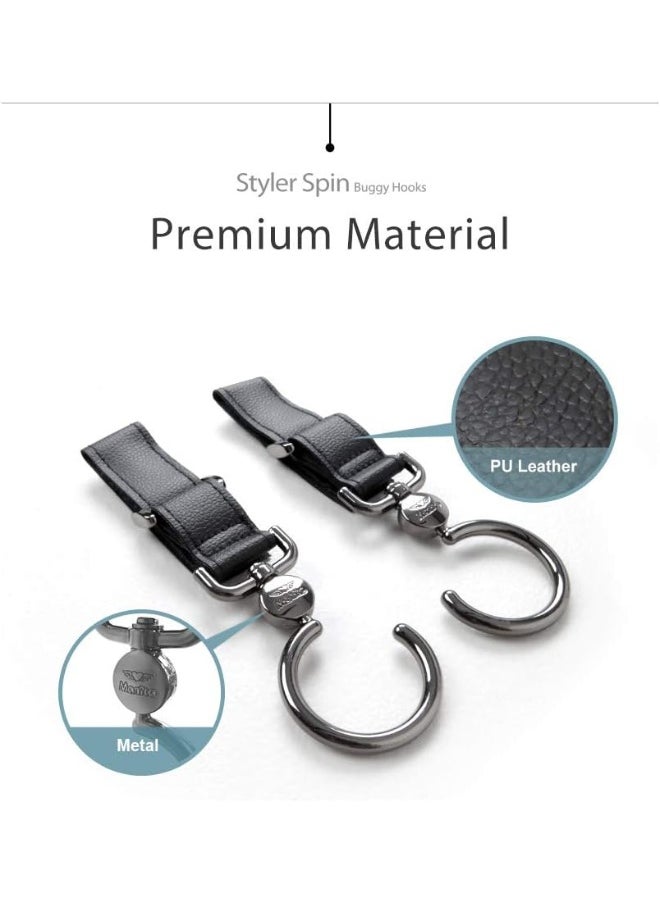 Manito Styler Spin Stroller Hooks