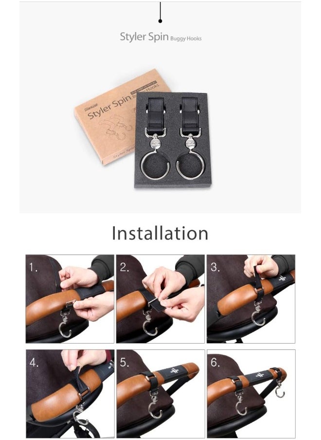Manito Styler Spin Stroller Hooks