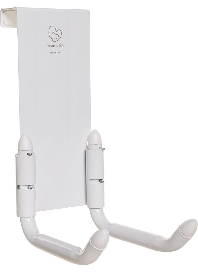 Dreambaby StrollAway Over The Door Baby Stroller Hanger – Heavy Duty Metal Hook Organizer with 22.5 Kg Load Capacity