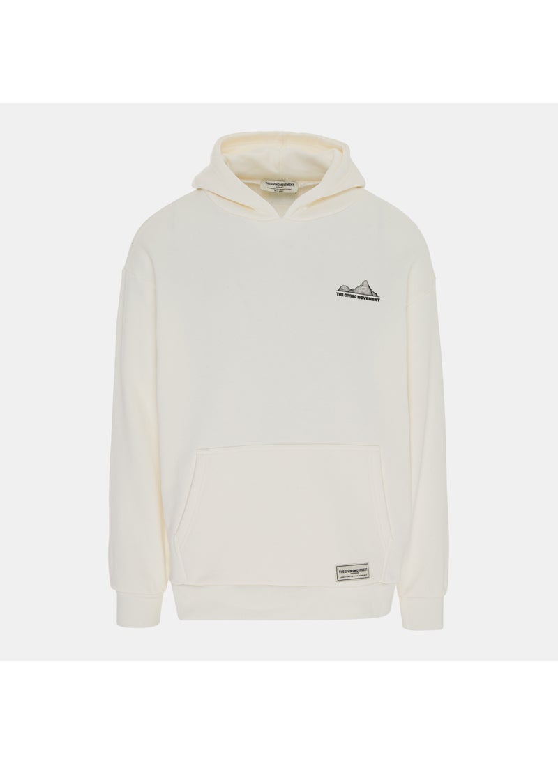 Men's Map Print Hoodie