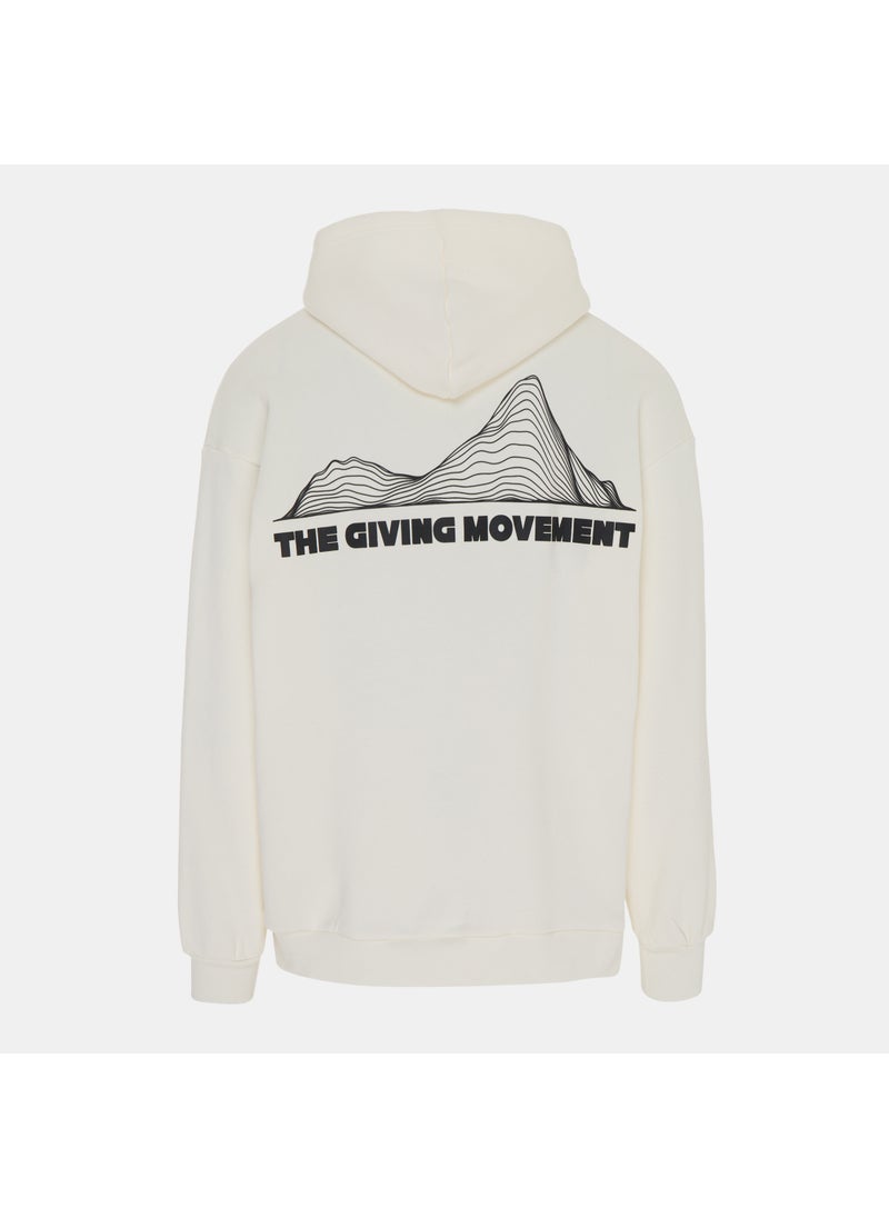 Men's Map Print Hoodie