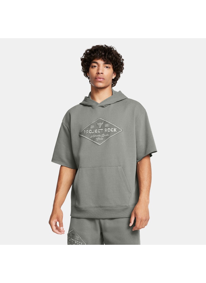 Men's Project Rock Short-Sleeve Training Hoodie