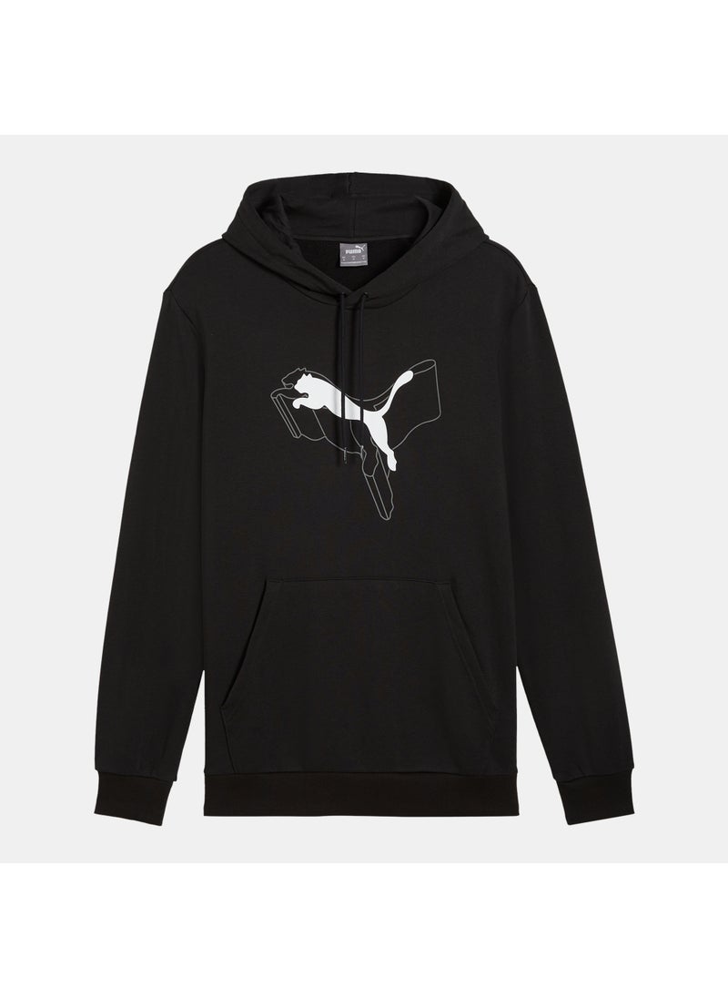 Men's Essentials+ Cat Logo Hoodie