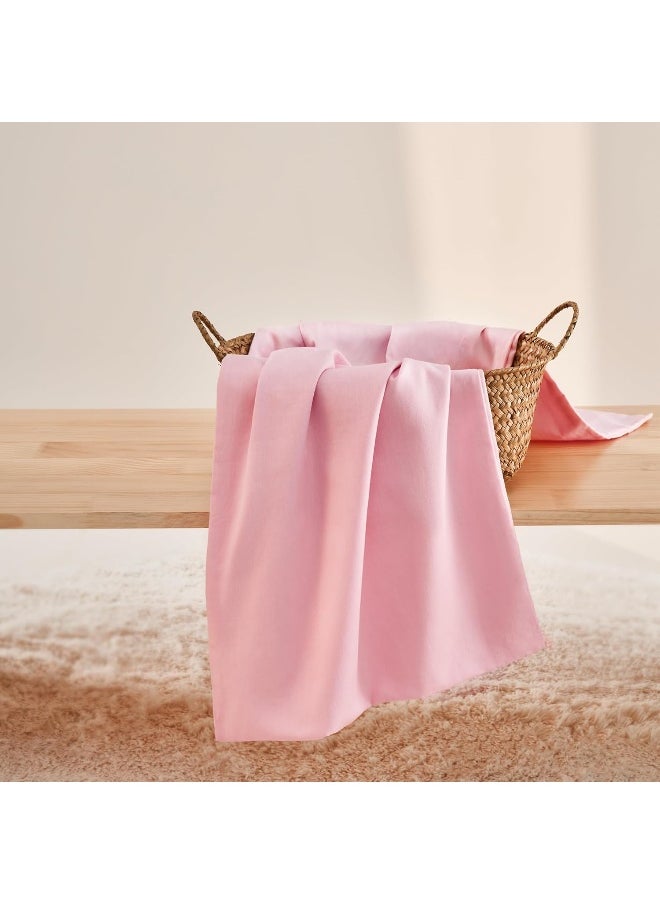 TILLYOU Cotton Collection Soft Toddler Pillowcases Set of 2, 14x20 - Fits Pillows Sized 12x16, 13x18 or 14x19, Machine Washable Travel Pillow Case Cover with Envelope Closure, Lt Pink
