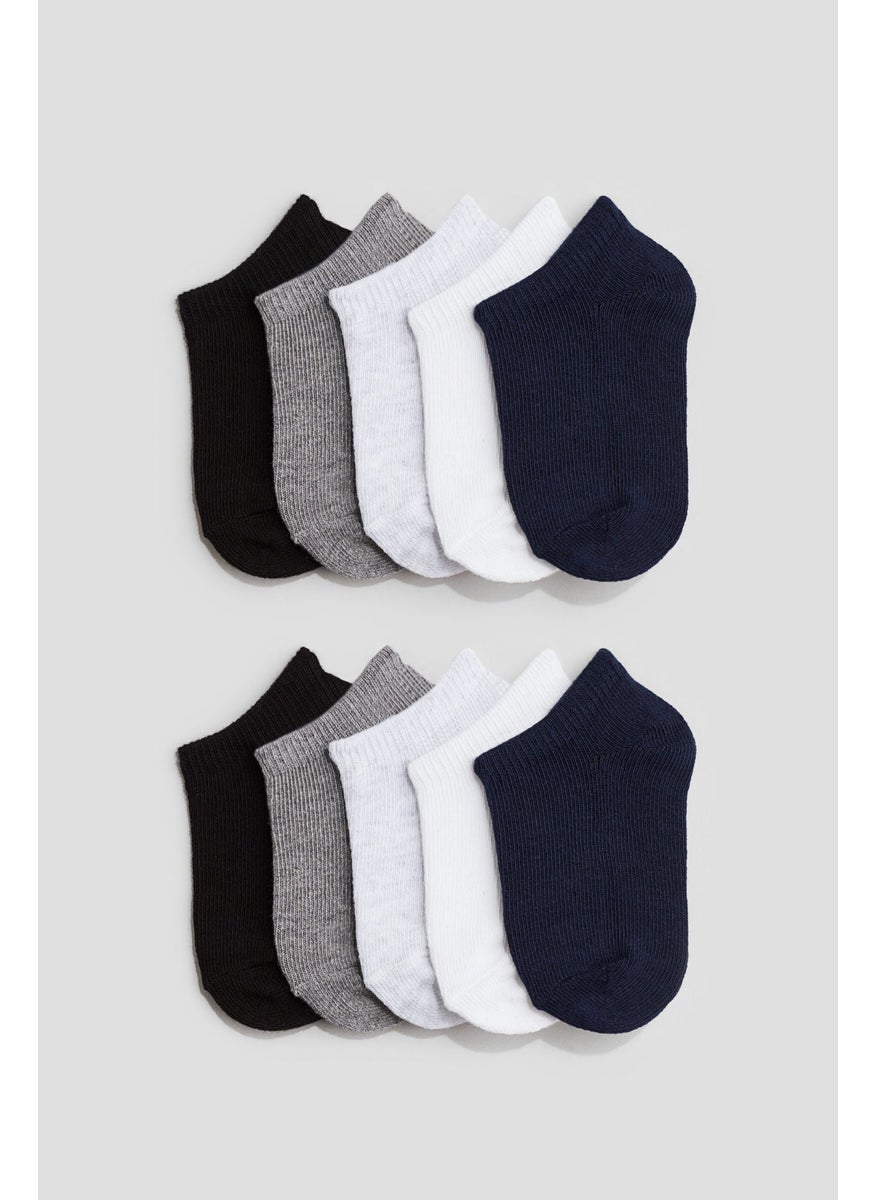 10-Pack Shaftless Socks