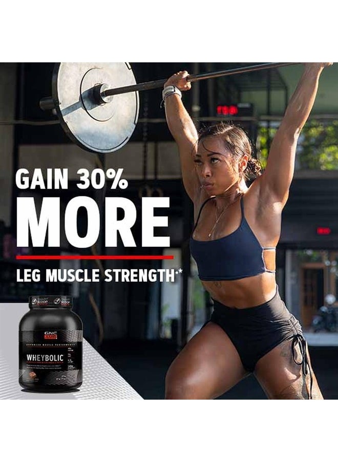 AMP Wheybolic | Targeted Muscle Building and Workout Support Formula | Pure Whey Protein Powder Isolate with BCAA | Gluten Free | 25 Servings | Natural Vanilla