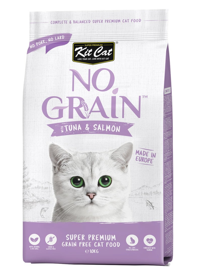 Kit Cat No Grain With Tuna And Salmon 1kg