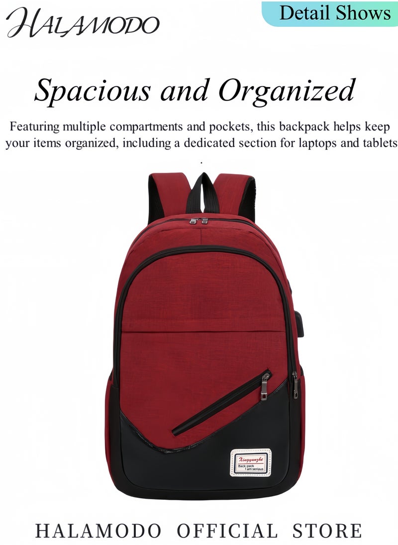 3PCS Backpack Travel Carry on Backpack Water Resistant College School Bag College High School Backpack Computer Bag as Great Gifts for Men Women