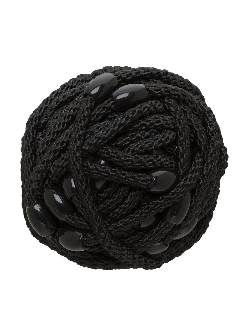 L. Erickson Narrow Grab & Go Pony Ball, Black, Set of Thirty - Exceptionally Secure with Gentle Hold