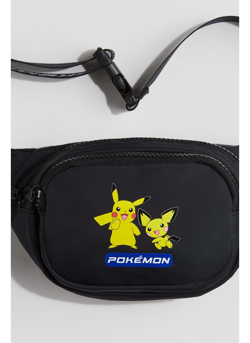 Print-Motif Crossbody Bag