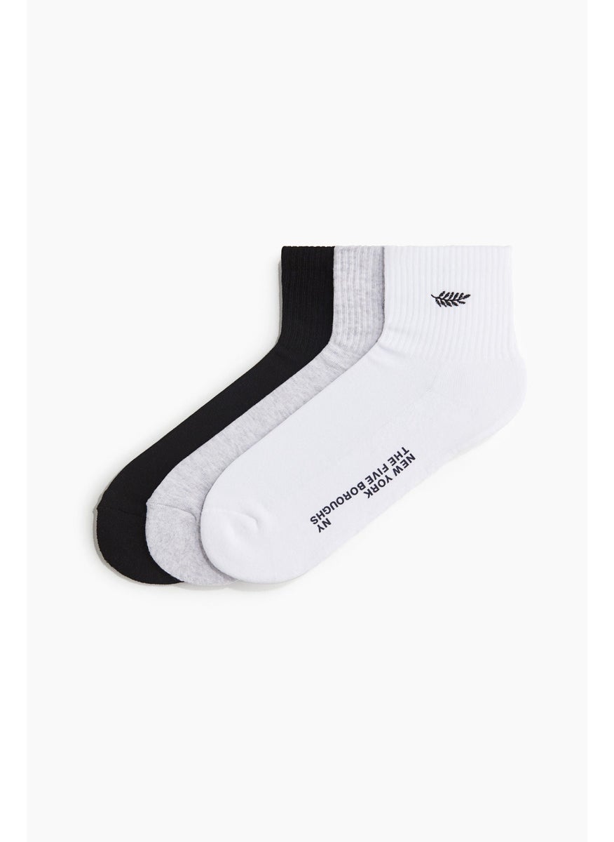 3-Pack Short Socks