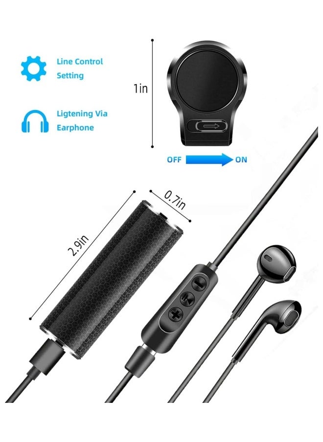 64G Magnetic Voice Recorder with AI-Intelligent Triple Noise Reduction,25 Days Continuous Recording Device,Voice Activated Audio Recorder,Digital Voice Recorder for Meetings/Interviews/Classroom…