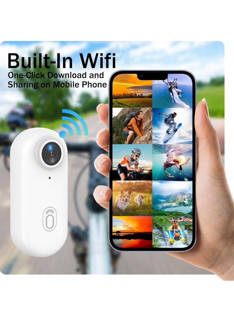 Action Camera  Small and lightweight, portable and versatile. Hands-free viewing. Can be mounted anywhere. Multifunctional motion mount. Waterproof for travel, sports and vlogging.