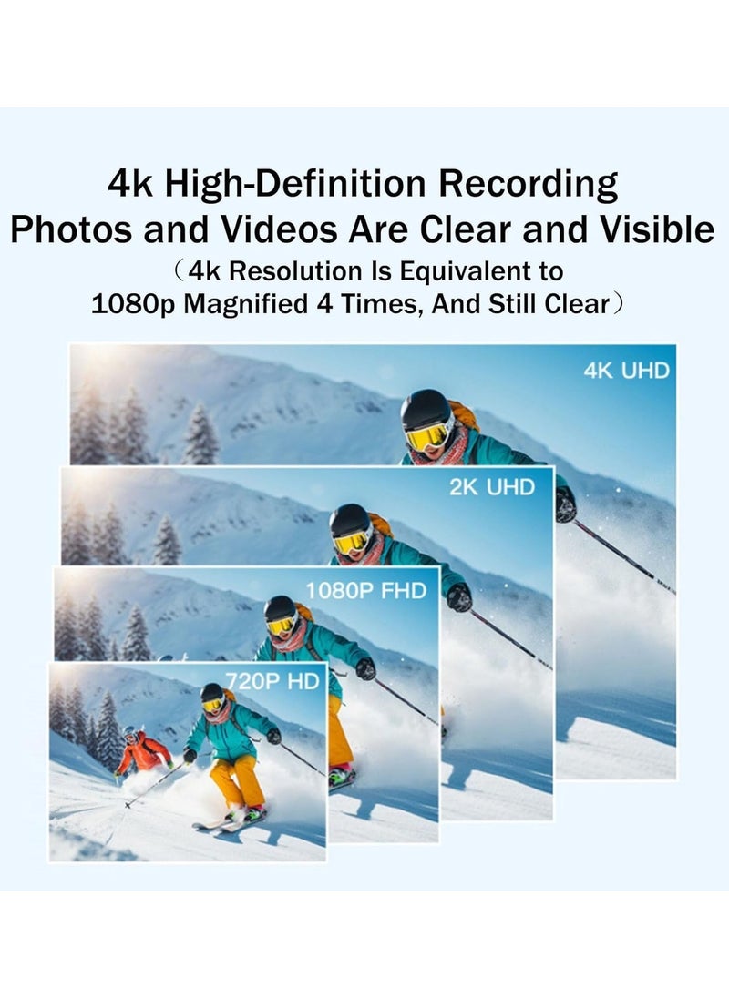 Action Camera  Small and lightweight, portable and versatile. Hands-free viewing. Can be mounted anywhere. Multifunctional motion mount. Waterproof for travel, sports and vlogging.