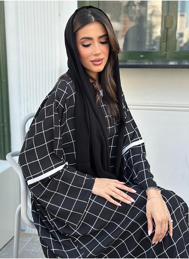 Chiffon Bisht abaya