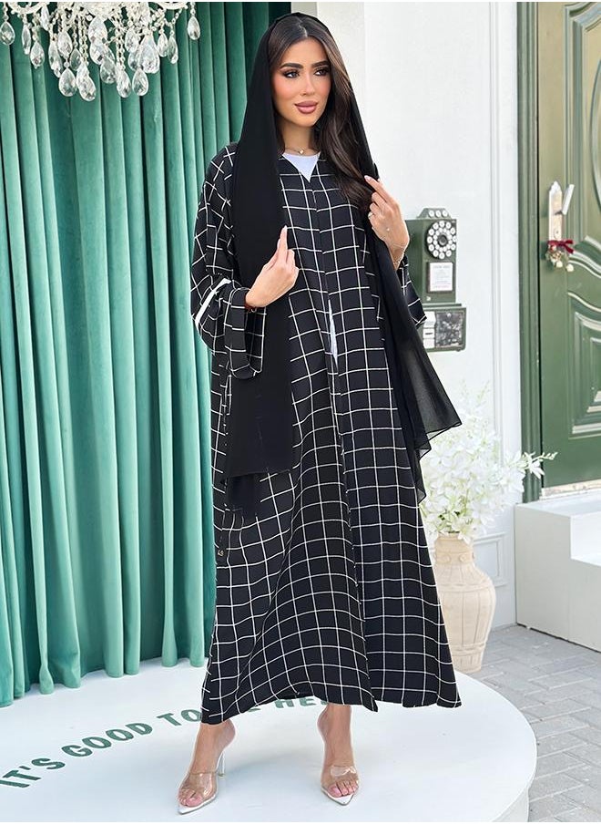 Chiffon Bisht abaya
