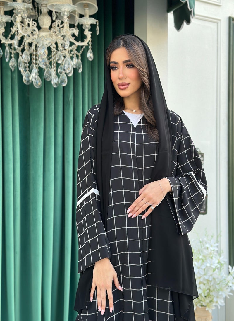 Chiffon Bisht abaya