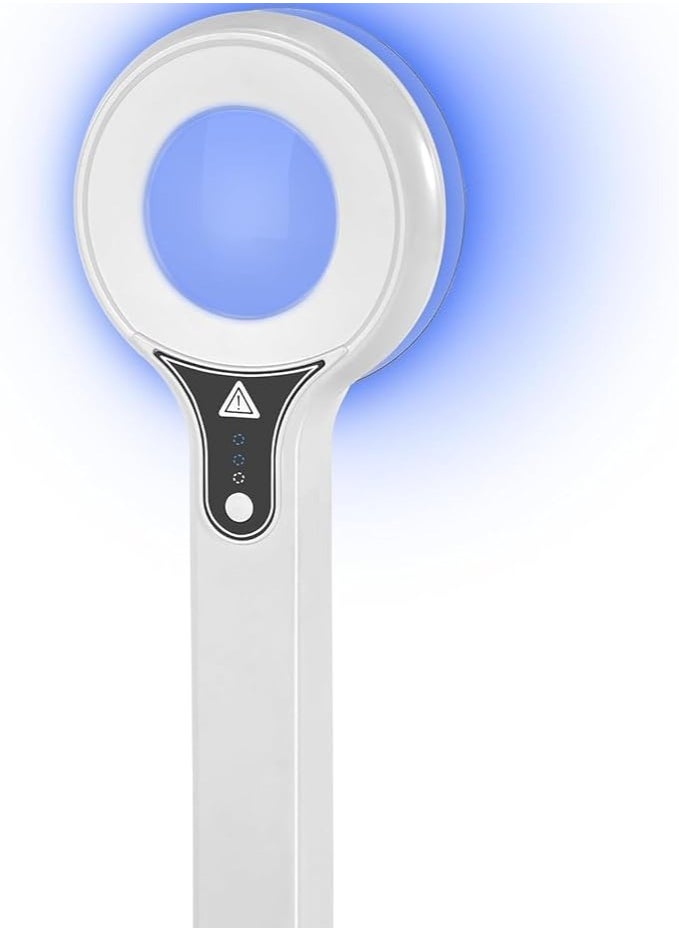 Portable Woods Lamp, Skin Analyzer Professional Facial Magnification Analyzer Rechargeable Skin Detector for Beauticians/Skin Test/Pet Urine Detector