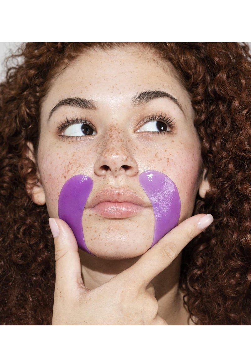 Pacifica Undereye Mask – Vegan Ceramide Hydrating Jelly Under Eye & Smile Line Patches, Reduces Fine Lines & Puffiness, Fragrance-Free, Vegan & Cruelty-Free, 4 Pieces