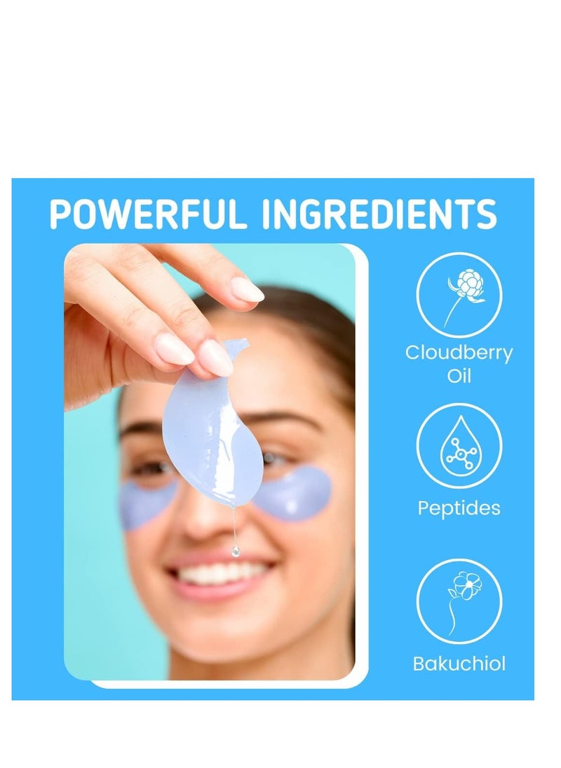 Patchology Iced Cooling Under Eye Mask Patches with Peptides, Cloudberry Oil and Bakuchiol. Cool eye gels to firm skin and soothe, reduce fine lines and under eye bags 5 PairC