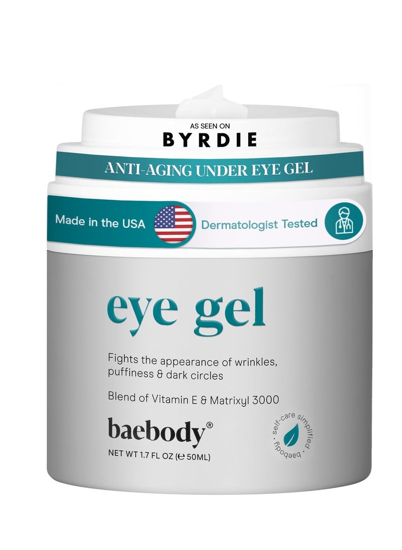 Baebody Eye Gel - Advanced Cooling Under Eye Cream For Dark Circles and Puffiness - Anti Aging and Hydrating - Beauty Gifts for Women (50 ml/1.7 fl oz)